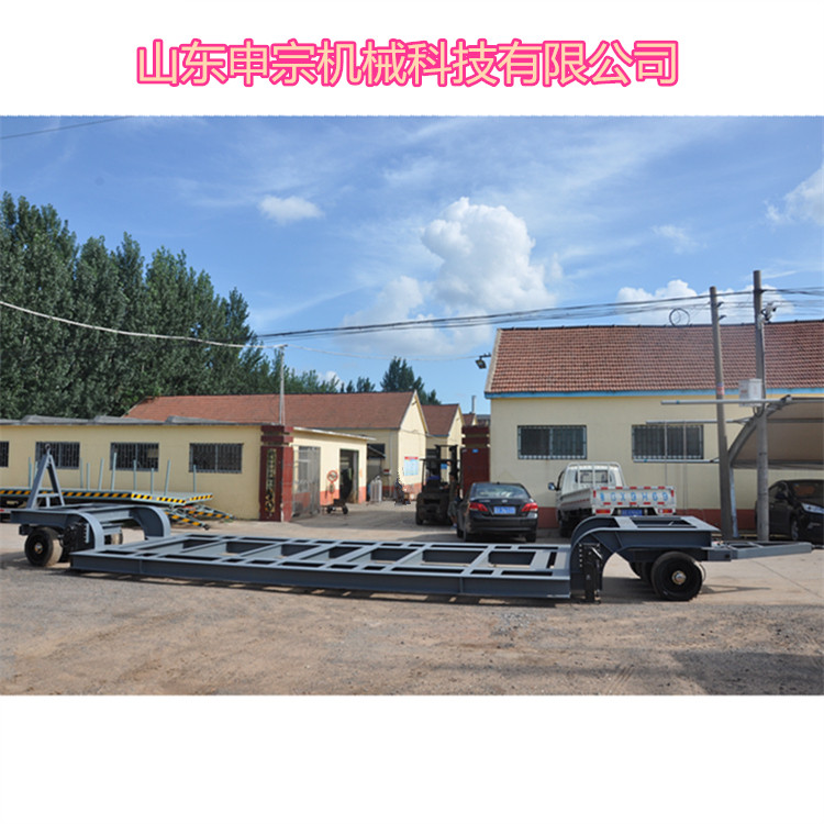 20噸下沉式骨架拖車 