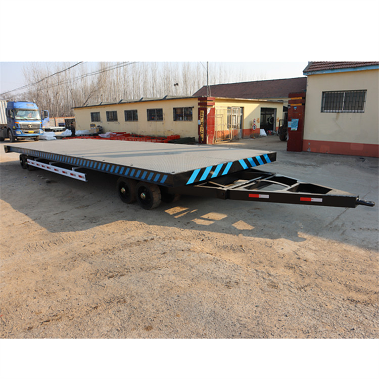 30噸廠(chǎng)區(qū)倉(cāng)庫(kù)搬運(yùn)平板拖車(chē) 